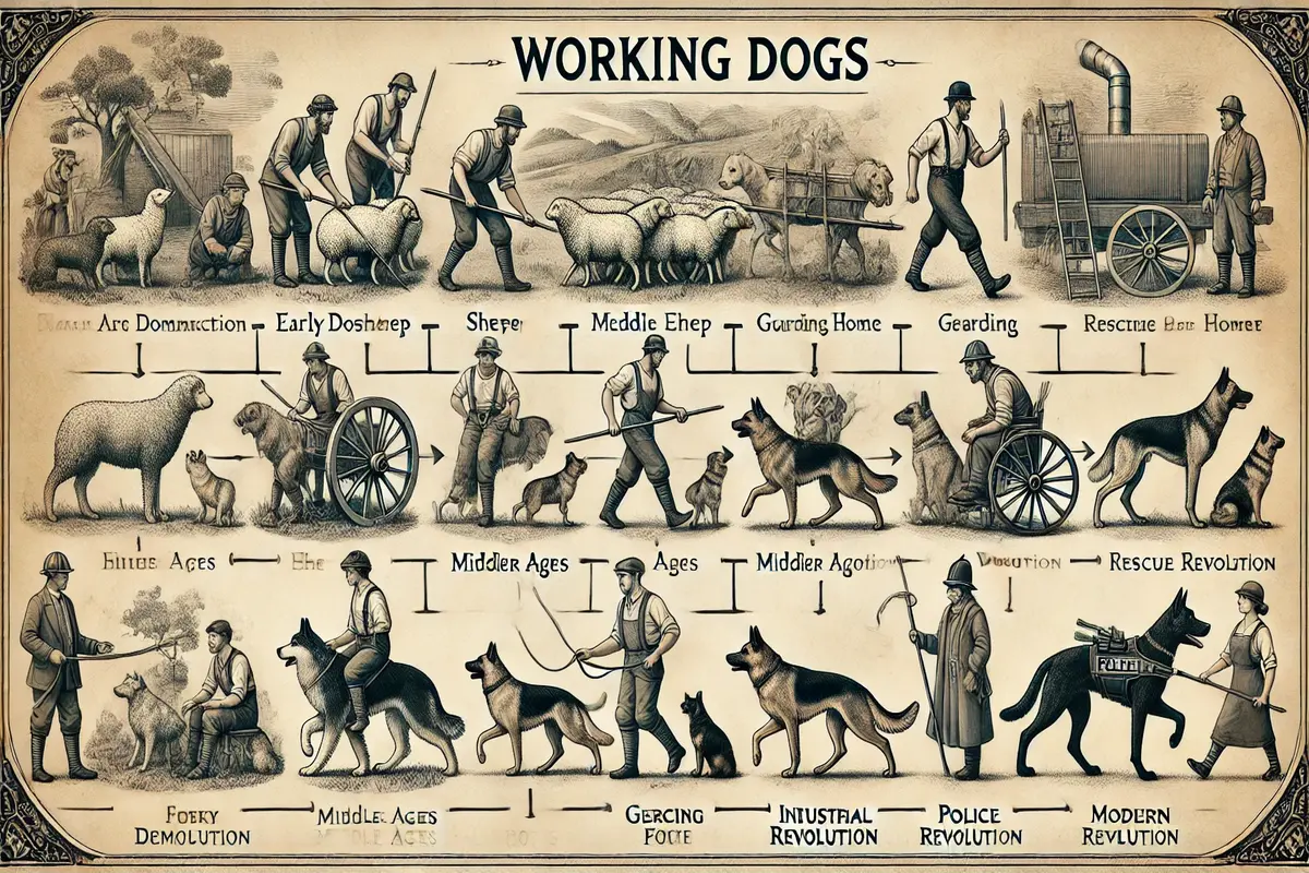 History of Working Dog