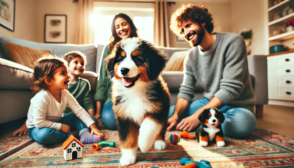 Are Australian Bernedoodle Puppies Good Family Dogs